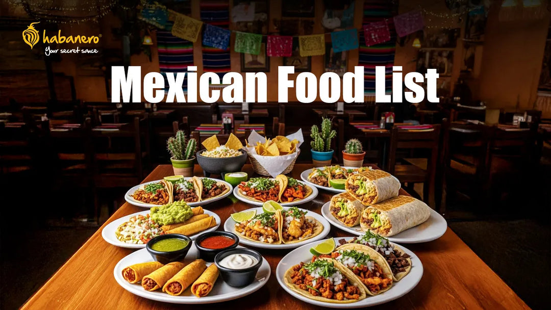 Top Mexican Food List with Names & Flavors Explained