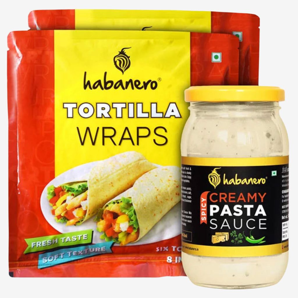 Creamy Pasta Sauce + Tortilla Wraps Pack of 2