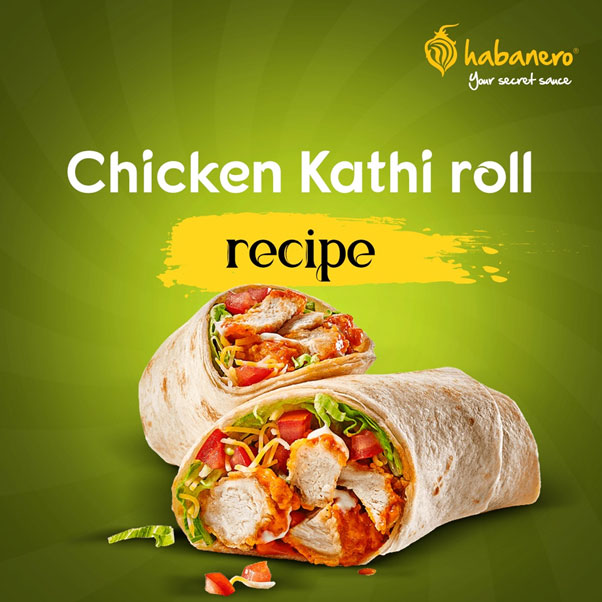 Kathi Rill Chicken Kathi Roll – Habanero Foods