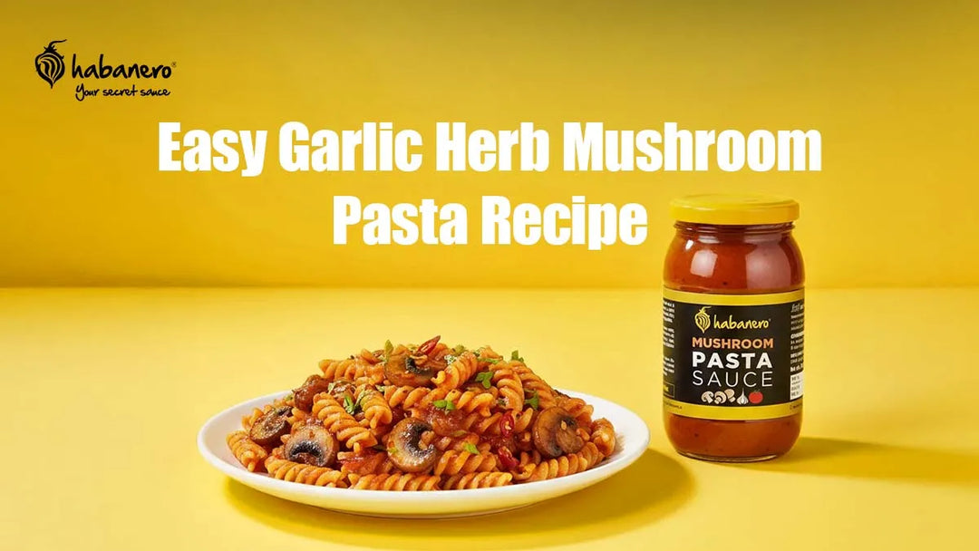 Quick & Easy Garlic Herb Mushroom Pasta Recipe| Simple & Flavourful