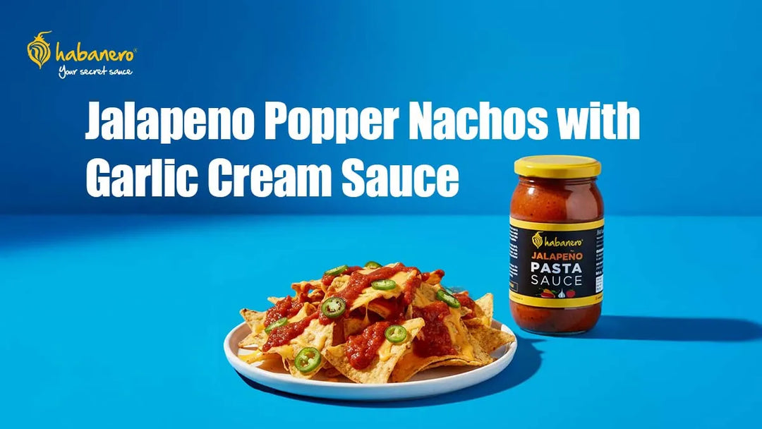 Jalapeno Popper Nachos Recipe with Garlic Cream Sauce