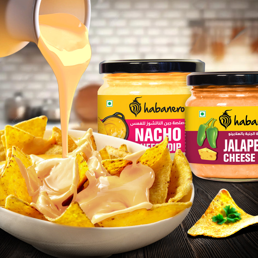 Spicy Dip Combo Pack - Spicy Salsa, Nacho Cheese Dip, Jalapeño Cheese Sauce