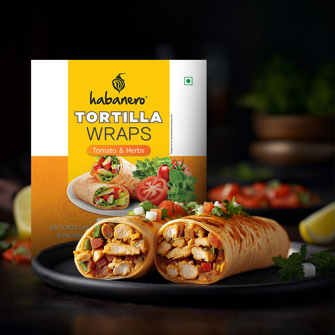 Tortilla Wrap 5-in-1 Combo Pack | Fresh Taste & Soft Texture l Best for Burrito,Wraps,Tacos,Samosas, Shawarmas & Rolls l Ready to Eat|1656Gm