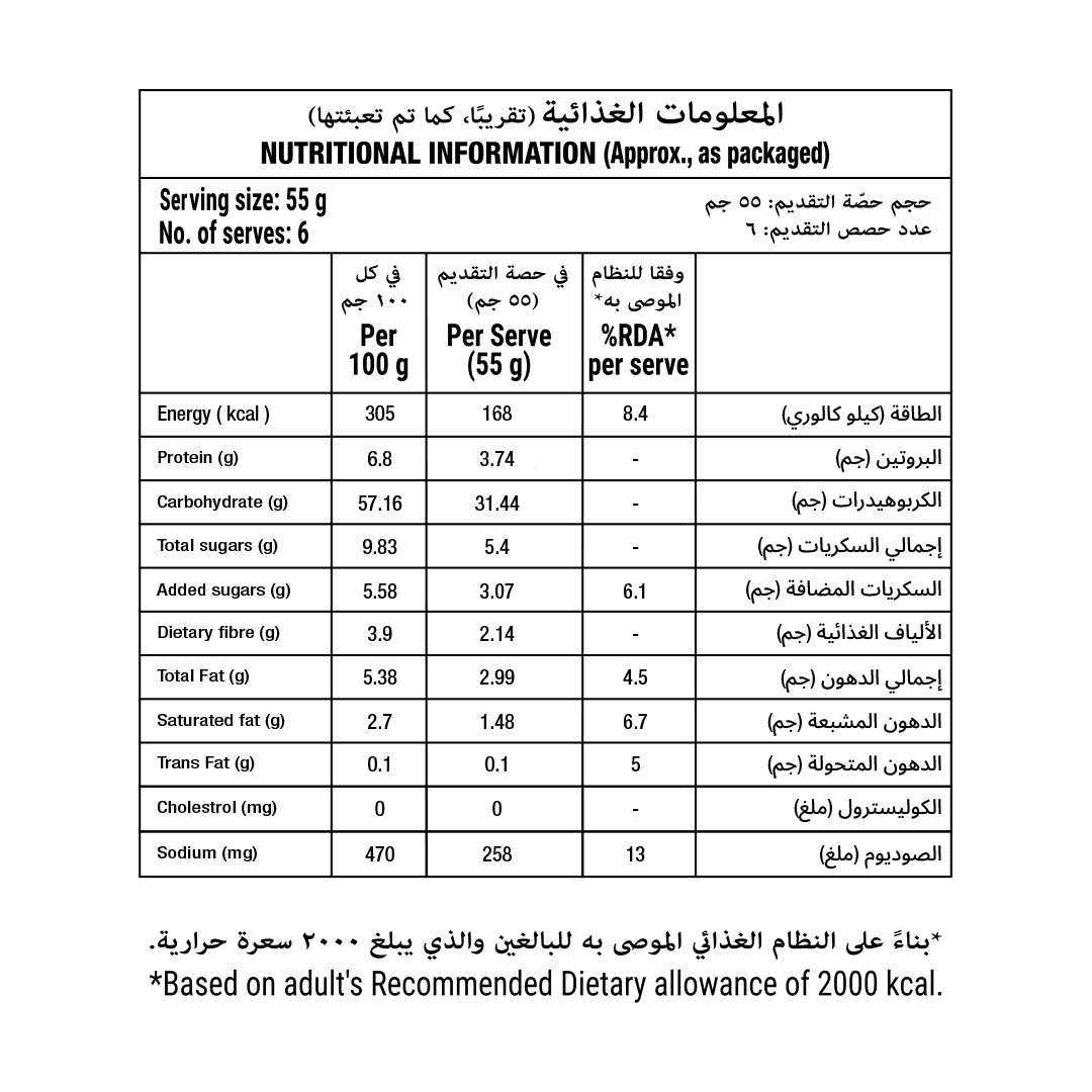 Whole Wheat Tortilla Wraps | Pack of 4 | 8 Inches | 1320g