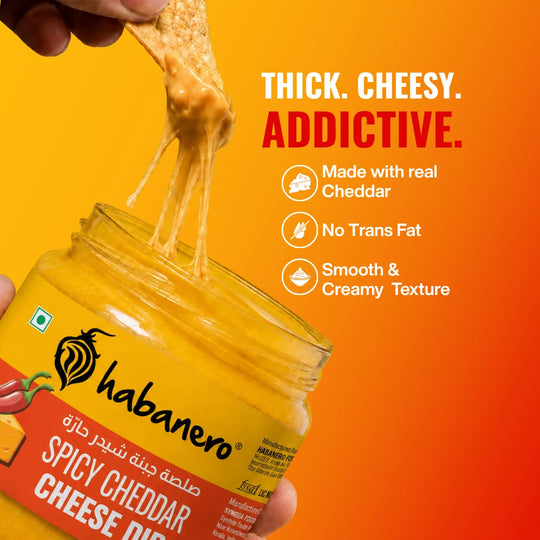 Spicy Cheddar cheese dip | Habanero foods |300g