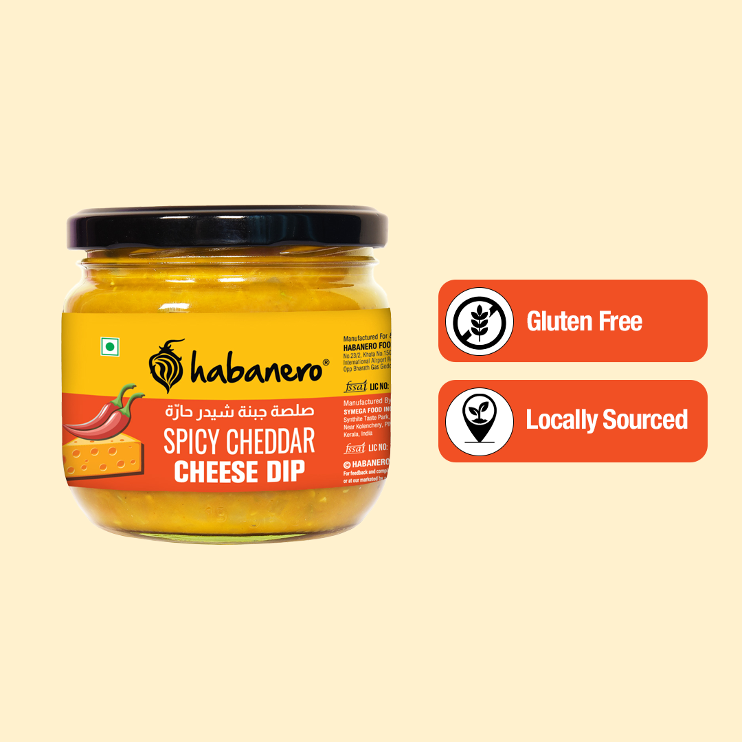 Spicy Cheddar cheese dip | Habanero foods |300g
