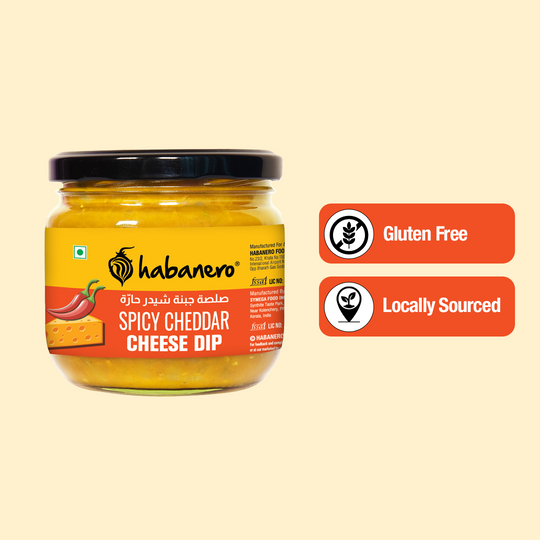 Spicy Cheddar cheese dip | Habanero foods |300g