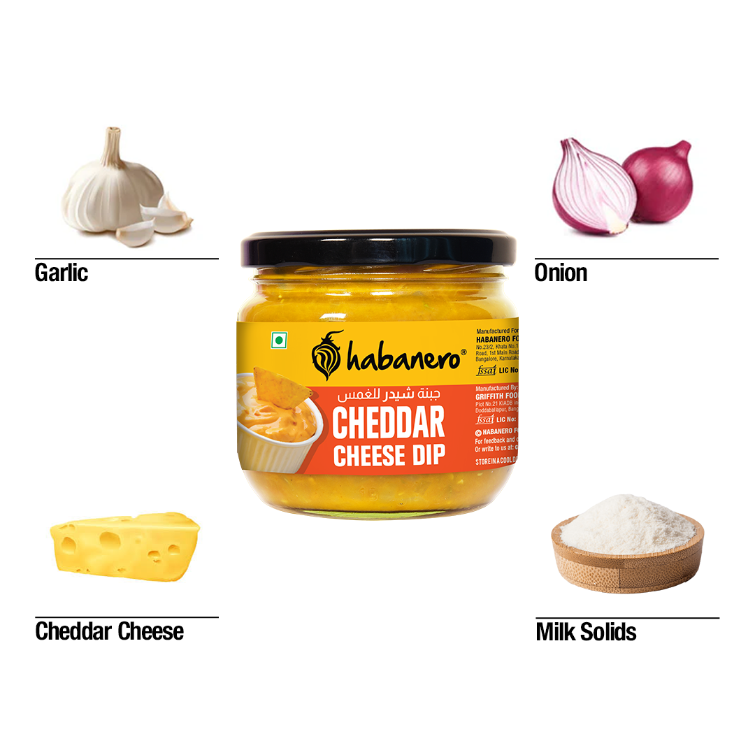 Cheddar cheese dip | Habanero foods |300g