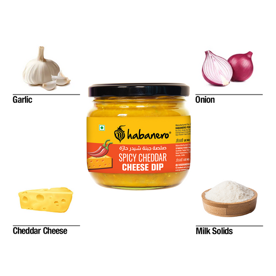 Spicy Cheddar cheese dip | Habanero foods |300g