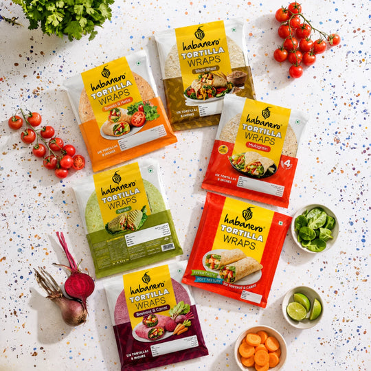 Flour Tortilla Wraps | 6 Tortillas | 8 Inches | 330g