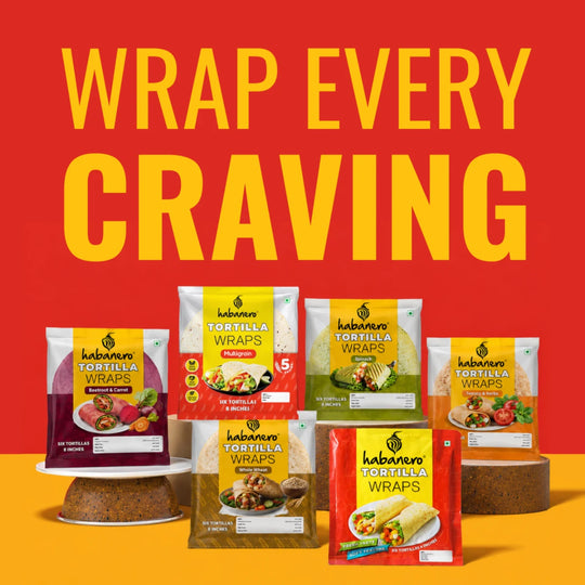 Flour Tortilla Wraps | 6 Tortillas | 8 Inches | 330g
