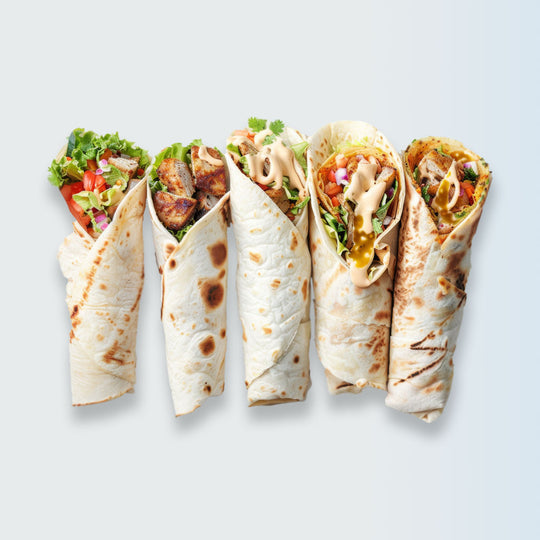 Habanero Mexican Flour Tortilla Wraps | 8.5 Inches | Pack of 5