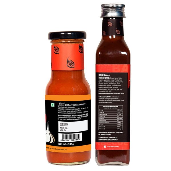 Spicy BBQ Sauce & Sriracha Sauce l 465G